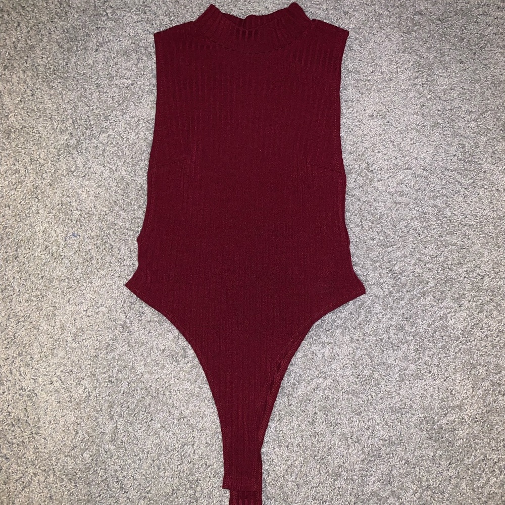 Burgundy Bodysuit NWOT